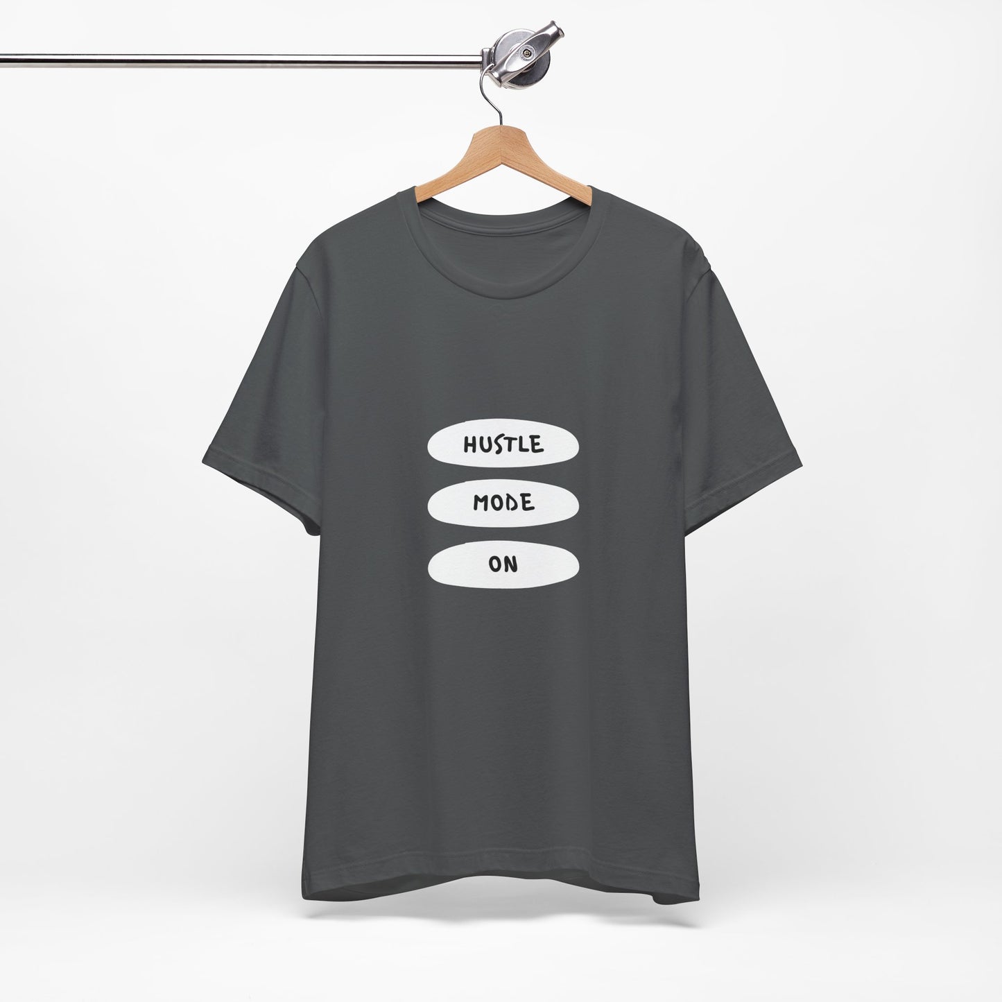 Hustle Mode On T-Shirt, Motivational Tee for Entrepreneurs, Casual Wear, Gifts for Him/Her, Fitness Enthusiasts