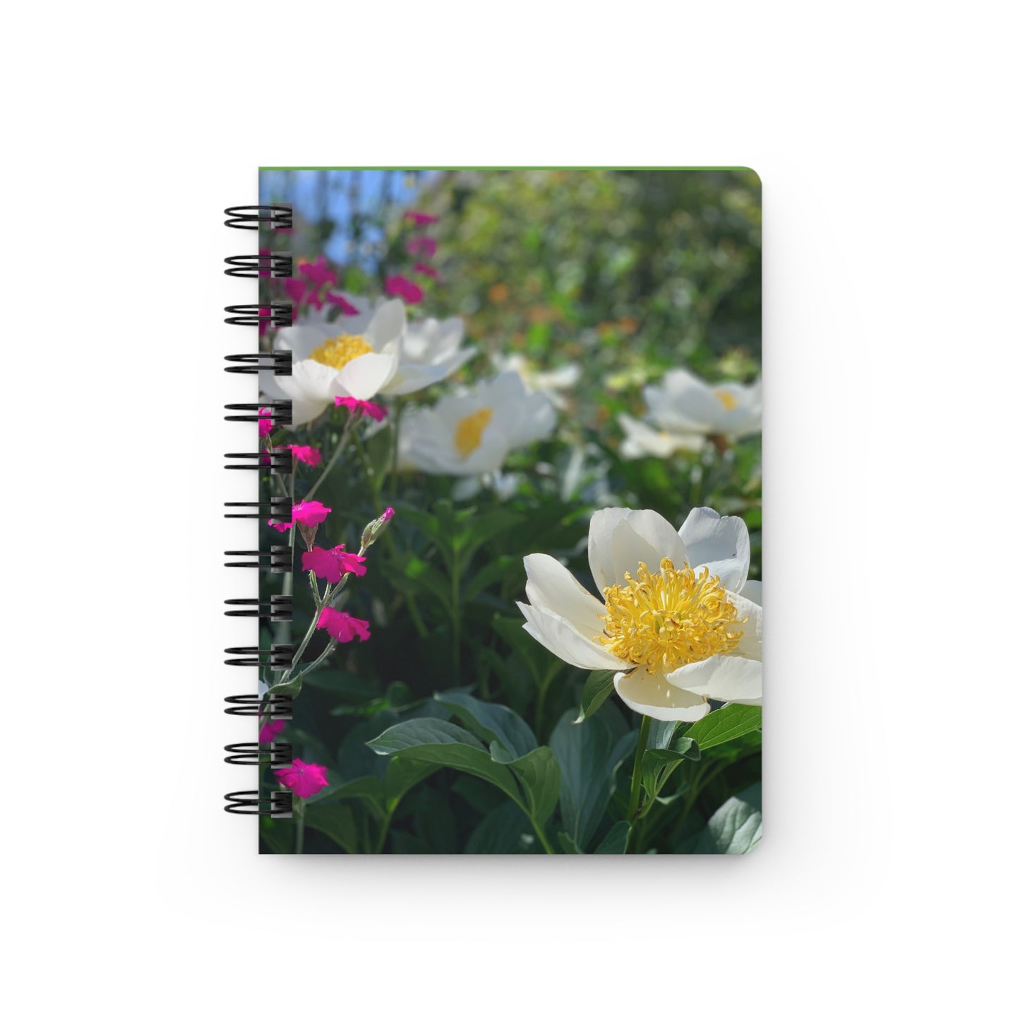 Floral Spiral Bound Journal - Nature Inspired: Ideal for Writers, Students, Gift for Graduations, Travel Notes, Daily Diary