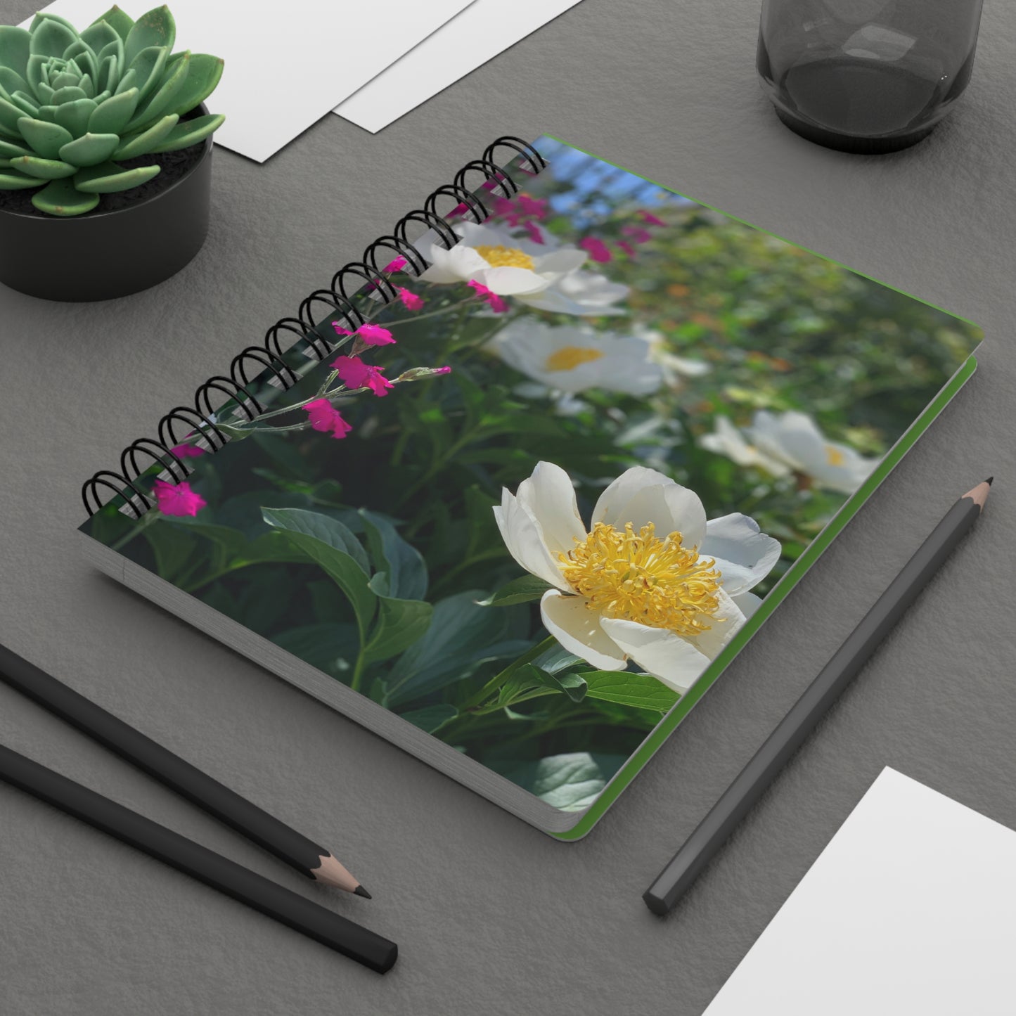 Floral Spiral Bound Journal - Nature Inspired: Ideal for Writers, Students, Gift for Graduations, Travel Notes, Daily Diary