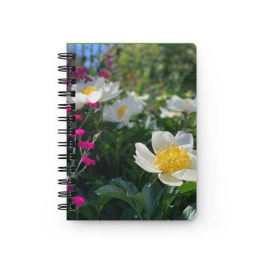 Floral Spiral Bound Journal - Nature Inspired: Ideal for Writers, Students, Gift for Graduations, Travel Notes, Daily Diary