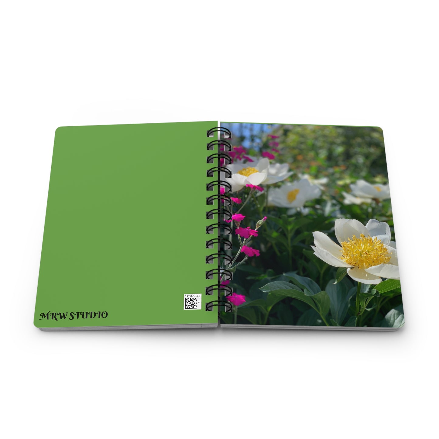 Floral Spiral Bound Journal - Nature Inspired: Ideal for Writers, Students, Gift for Graduations, Travel Notes, Daily Diary